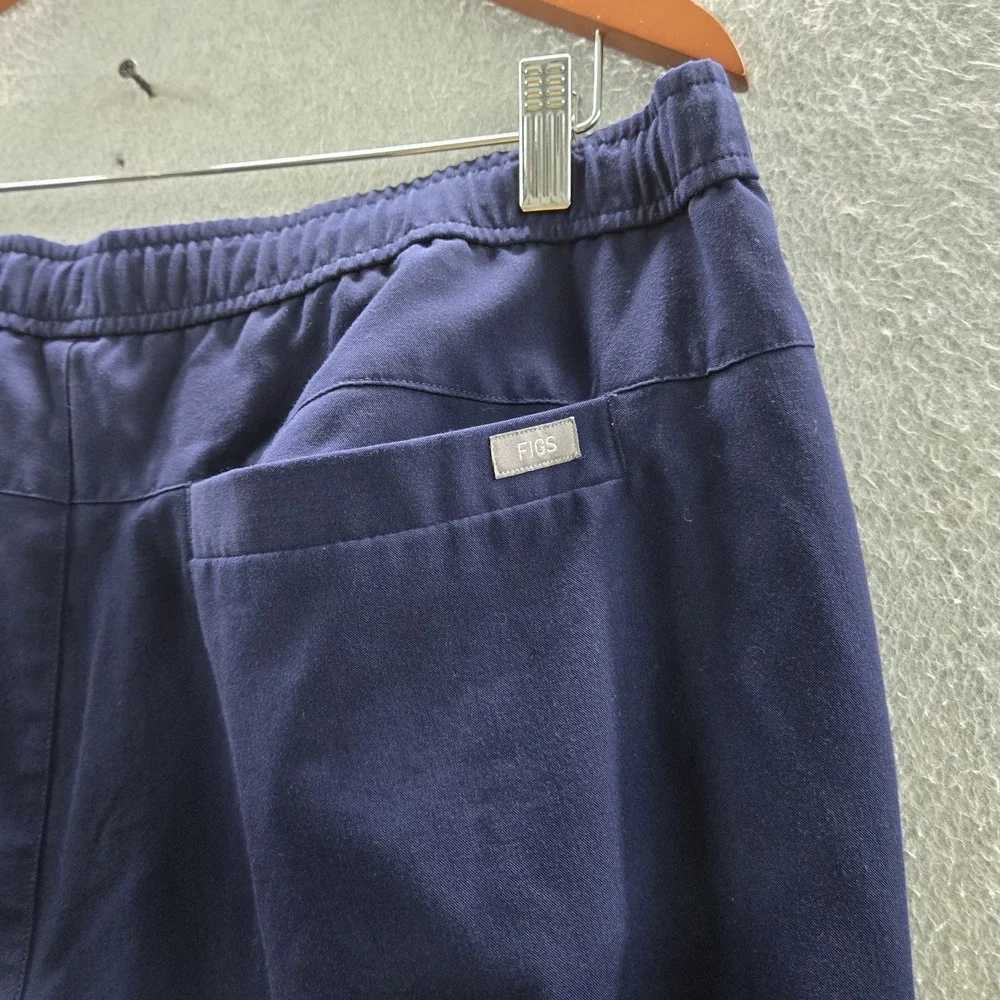 FIGS Men Scrub Pants XXL/S Navy Blue Tansen Jogger Technical Collection READ